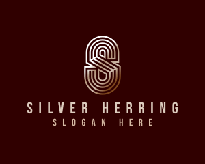 Luxury Industrial Letter S logo design