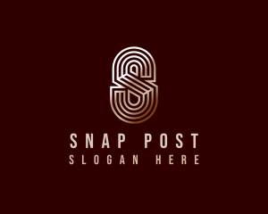 Luxury Industrial Letter S logo design