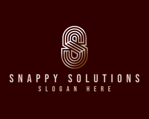 Luxury Industrial Letter S logo design