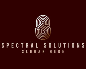 Luxury Industrial Letter S logo design