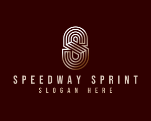 Luxury Industrial Letter S logo design