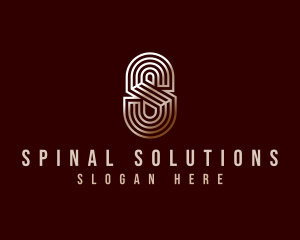 Luxury Industrial Letter S logo design