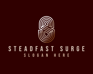 Luxury Industrial Letter S logo design