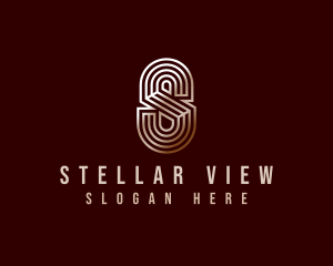 Luxury Industrial Letter S logo design