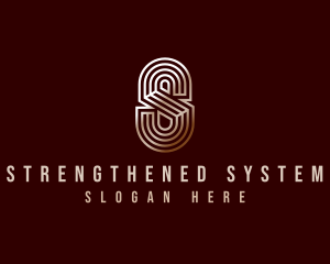 Luxury Industrial Letter S logo design