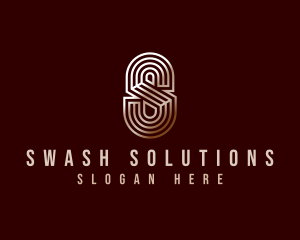 Luxury Industrial Letter S logo design