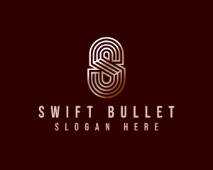 Luxury Industrial Letter S logo design