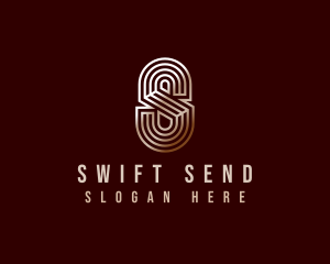 Luxury Industrial Letter S logo design