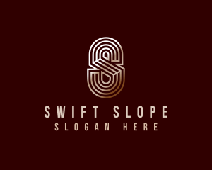 Luxury Industrial Letter S logo design