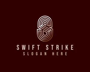 Luxury Industrial Letter S logo design