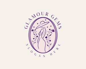 Glamour Fashion Dress logo design