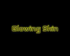 Yellow Glow Neon logo design