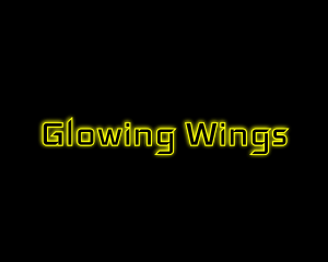 Yellow Glow Neon logo design