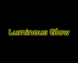 Yellow Glow Neon logo design