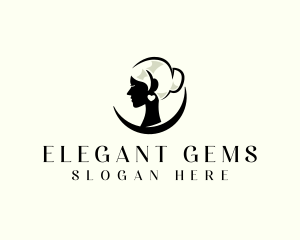 Elegant Beauty Woman logo design