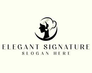 Elegant Beauty Woman logo design