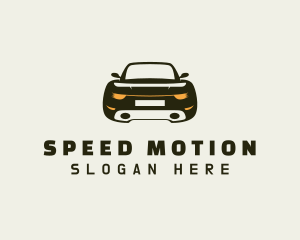 Sedan Car Racing logo design