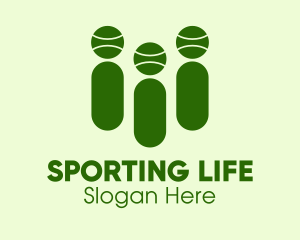 Tennis Sports Fans  logo