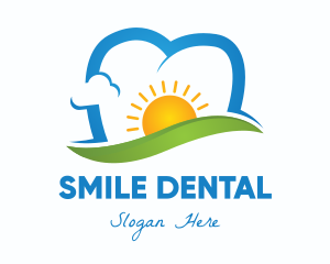 Sunny Dental Clinic logo design