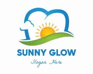 Sunny Dental Clinic logo design