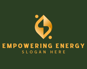 Leaf Energy Electricity logo design