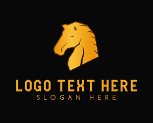 Wild Golden Mustang logo