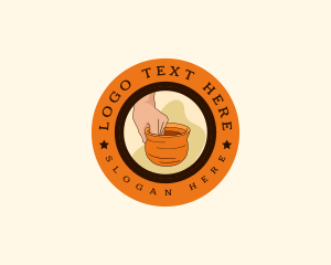 Handcrafter Artisan Pottery Logo