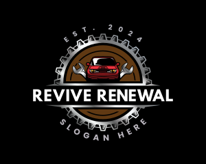 Car Garage Restoration logo
