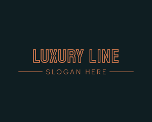 Creative Line Wordmark logo design