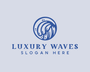 Ocean Wave Resort logo design