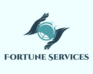 Fortune Telling Crystal Ball logo