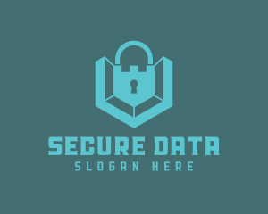 Padlock Cyberspace Security logo