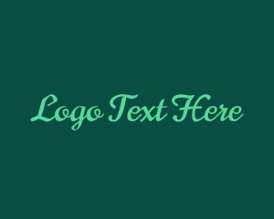 Title - Natural Cursive Script logo design