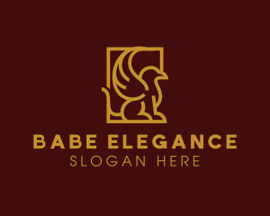 Elegant Stately Griffin logo design