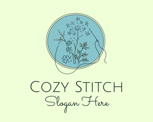 Plant Sewing Handicraft logo design