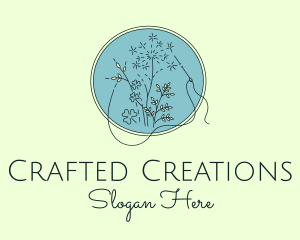 Plant Sewing Handicraft logo design