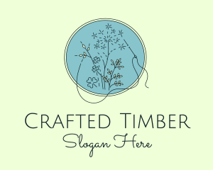 Plant Sewing Handicraft logo design