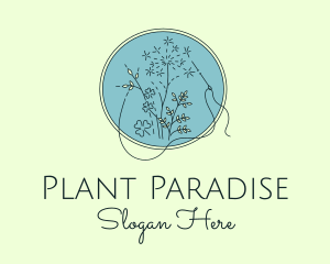 Plant Sewing Handicraft logo design