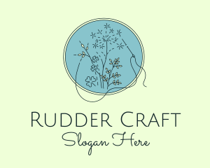 Plant Sewing Handicraft logo design