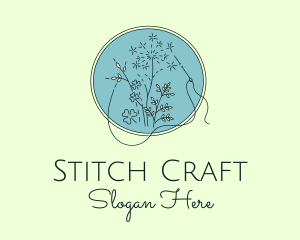 Plant Sewing Handicraft logo design