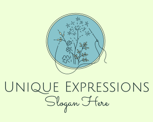 Plant Sewing Handicraft logo design