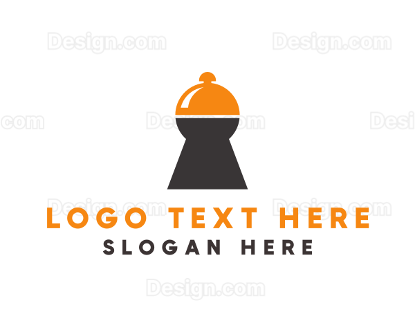 Keyhole Cloche Cuisine Logo