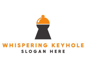 Keyhole Cloche Restaurant logo design