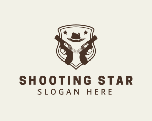 Shooting Range Badge logo design