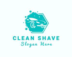 Car Cleaning Bubbles logo design