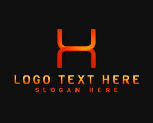 Startup Media Letter H logo