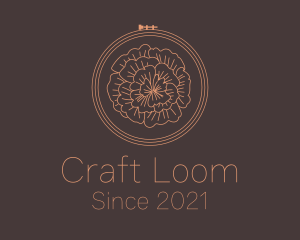 Flower Embroidery Craft logo design