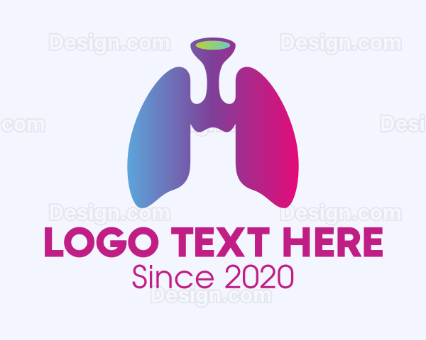 Gradient Respiratory Lungs Logo