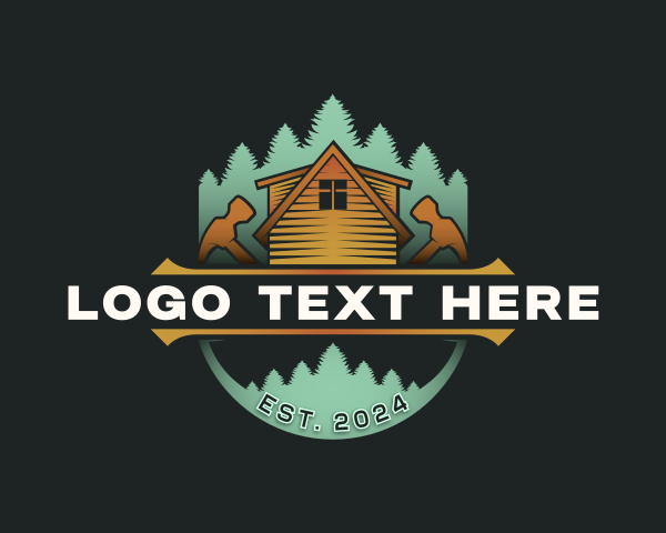 Cabin logo example 1