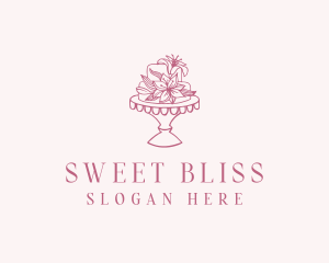 Floral Wedding Cake logo